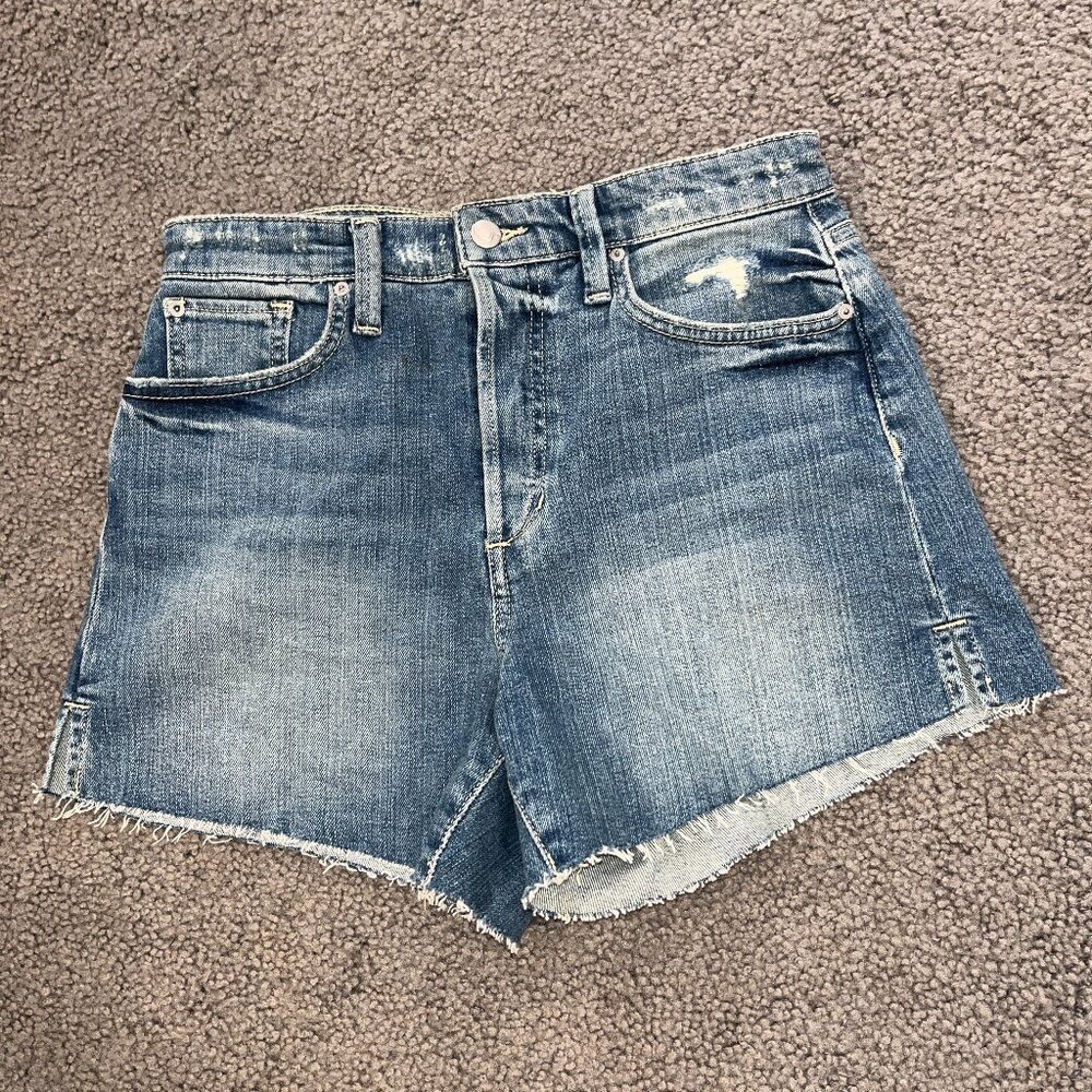 JOE'S JEANS THE SMITH High Rise Raw Hem Shorts CINDY - Size 26